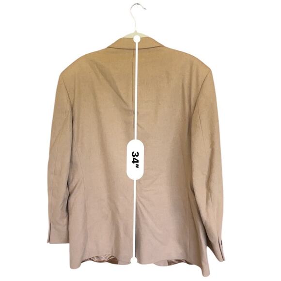 Brooks Brothers 346 100% Camel Hair Wool Tan Sport Coat Blazer  46L Long** - Picture 3 of 9